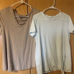 5 medium plain short sleeve tees